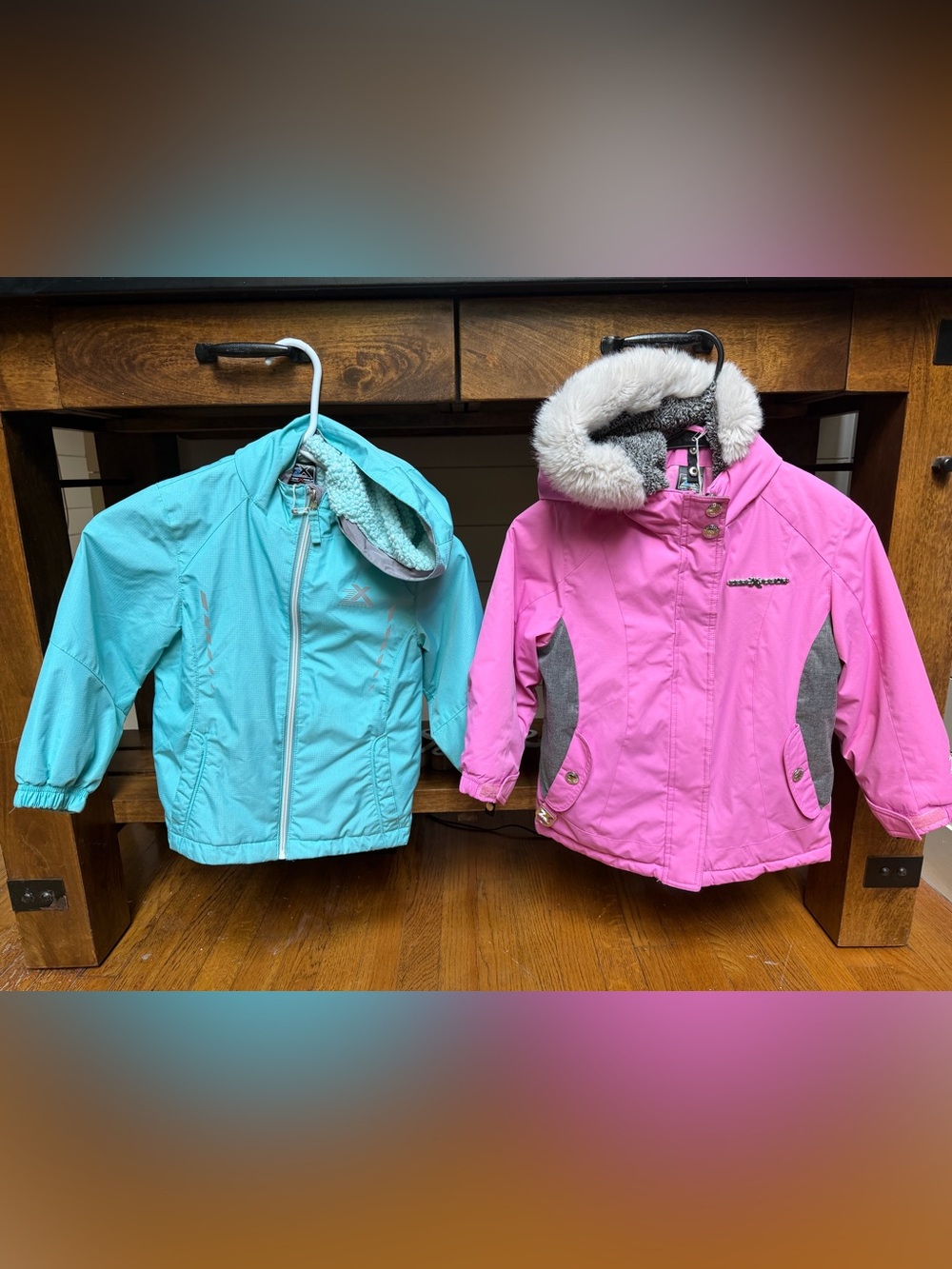 ZeroXposur Kids Size 5-6 Hooded Puffer Ski Jacket Coat